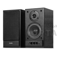Колонки SVEN SPS-702, чёрный, акустическая система 2.0, мощность 2х20 Вт(RMS)