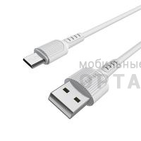Кабель Usb to Micro BOROFONE BX16 Easy, 1.0м, круглый, 2.0A, ПВХ, цвет: белый (1/648) Кабель Usb to Micro BOROFONE BX16 Easy, 1.0м, круглый, 2.0A, ПВХ, цвет: белый (1/648)