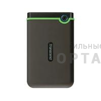 Жесткий диск HDD Transcend 2 TB М3 серо-зелёный, 2.5", USB 3.1