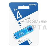 Флешка USB 4GB Smartbuy  Glossy  синий