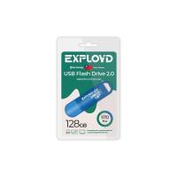 Флешка USB 128 Гб Exployd 570, USB2.0, пластик, синий