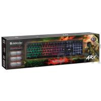 Клавиатура игровая, Defender Arx GK-196L RU,радужная подсветка (1/10)