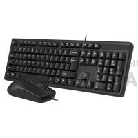 Набор компьютерный клавиатура + мышь A4TECH KK-3330 клав:черный мышь:черный USB