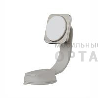 Держатель для телефона магнитный MOMAX Q2.Mag QI2 2-in-1 Magnetic Wireless Charging Car Mount (CM32E) Titanium 