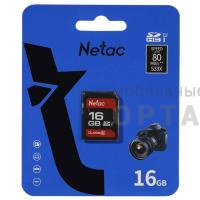 Карта памяти 16 Гб SDHC Netac P600 U1/Class 10 (80Mb/s)
