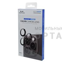 Защитное стекло на камеру KEEPHONE CALVIN, iPhone 16 Pro (6.3), Black Защитное стекло на камеру KEEPHONE CALVIN, iPhone 16 Pro (6.3), Black