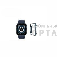 Стекло защитное KZDOO KEIVLAR EDGE  44mm Protection Apple Watch Thin fit and lightweight Blue