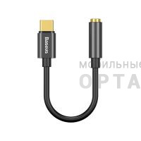 Аудио-переходник Baseus Type-C Male to 3.5mm Female Adapter L54 Black Аудио-переходник Baseus Type-C Male to 3.5mm Female Adapter L54 Black