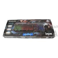Клавиатура игровая, DEFENDER Legion GK-010DL, черный, RGB подсветка