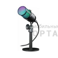 Стрим игровой микрофон Defender Glow GMC 400 USB, провод 1.3 м