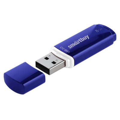 Флешка USB3.0 8GB  Smartbuy  Crown  синий