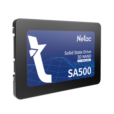 Жесткий диск SSD Netac  128GB SA500 SATAIII, R/W - 500/400MB/s 2.5 3D NAND