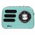 Радиоприемник трёхдиапазонный RITMIX RPR-033 AZURE, лазурный
