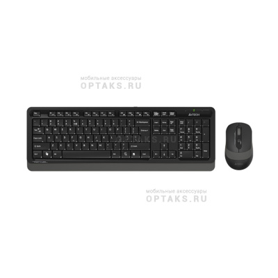 Комплект беспроводной Клавиатура + Мышь A4TECH Fstyler FG1010S клав:черный/серый мышь:черный/серый USB Multimedia (FG1010S GREY) (1/10)