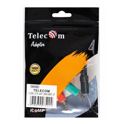 Разветвитель 2*3.5 ST(M)--3.5 ST (F) Telecom <TAV4365-0.2M>