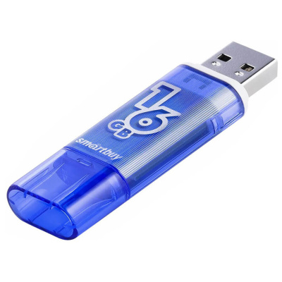 Флешка USB3.0 16 Гб  Smartbuy  Glossy  темно синий