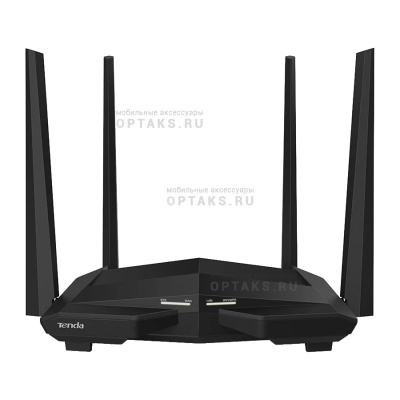 Двухдиапазонный  гигабитный AC роутер Tenda AC10, 1200Мбит/с, 4*5дБи антенны, MU-MIMO, Beamforming+, 3 Гигабитных LAN порта, 1 WAN GE порт