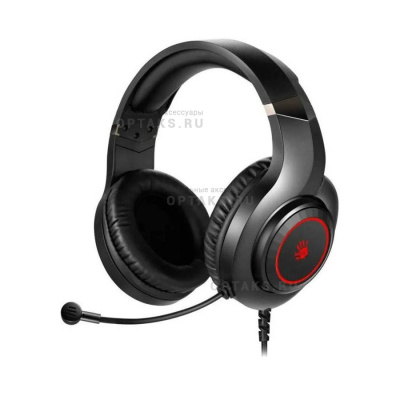 Наушники проводные A4TECH Bloody G220S черный 2м мониторные USB (G220S USB/ BLACK)