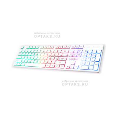 Клавиатура проводная Smartbuy ONE 251 с подсветкой, USB (SBK-251U-W) белая (1/20)