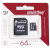 Карта памяти MicroSD 64 Гб Smartbuy Сlass 10 Pro UHS-I U3 (70/90 Mb/s) + SD адаптер Карта памяти MicroSD 64 Гб Smartbuy Сlass 10 Pro UHS-I U3 (70/90 Mb/s) + SD адаптер