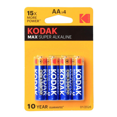 Элемент питания KODAK MAX  LR6  BL4 (KAA-4)   (80/400/26000)