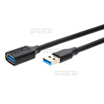 Кабель удлинительный USB3.0 Am-Af 3m Telecom черный (TUS708-3M) (1/50)