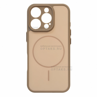 Чехол Matte MagSafe с защитой камеры в техпаке, iPhone 16, Desert