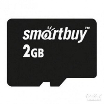 Карта памяти 2 Гб MicroSD Smartbuy без адаптера