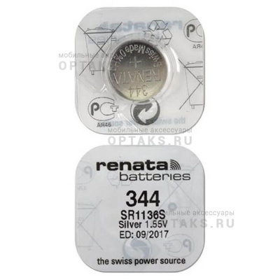 Элемент питания RENATA R344 SR 1136 SW   (10/100)