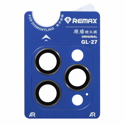 Защита на камеру Remax GL-27, для iPhone 16 Pro/16 Pro Max, Black