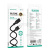 Кабель USB to Micro USB Borofone BX113 Lenny, 3.0м, 2.4A, силикон, цвет: чёрный (1/360) Кабель USB to Micro USB Borofone BX113 Lenny, 3.0м, 2.4A, силикон, цвет: чёрный (1/360)